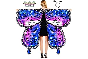 VARYOWOP Butterfly Wings Adult Butterfly Costume for Women - Butterfly Cape Costume Perfect for Halloween