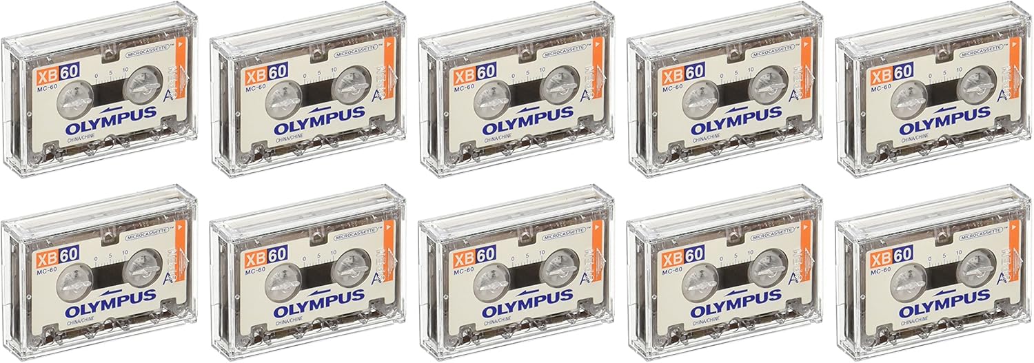 Olympus XB60 SB / 10 Pack Standard Blank Microcassette