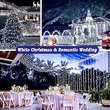 Lezonic Fairy Lights Plug In 80M 800 LEDs 8 Modes Remote IP65 Cool White view 7