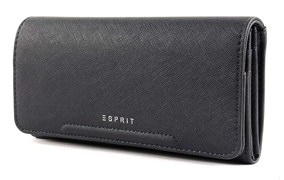 ESPRIT Damen Geldbörse Portemonnaies Irma flat clutch Blau 088EA1V006-400