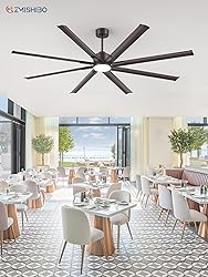ZMISHIBO 84" Industrial Ceiling Fans with