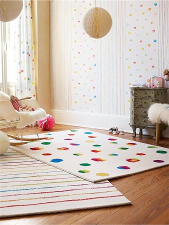 Esprit Teppiche Kinderzimmer Kinderteppich Funny Dots Multicolor