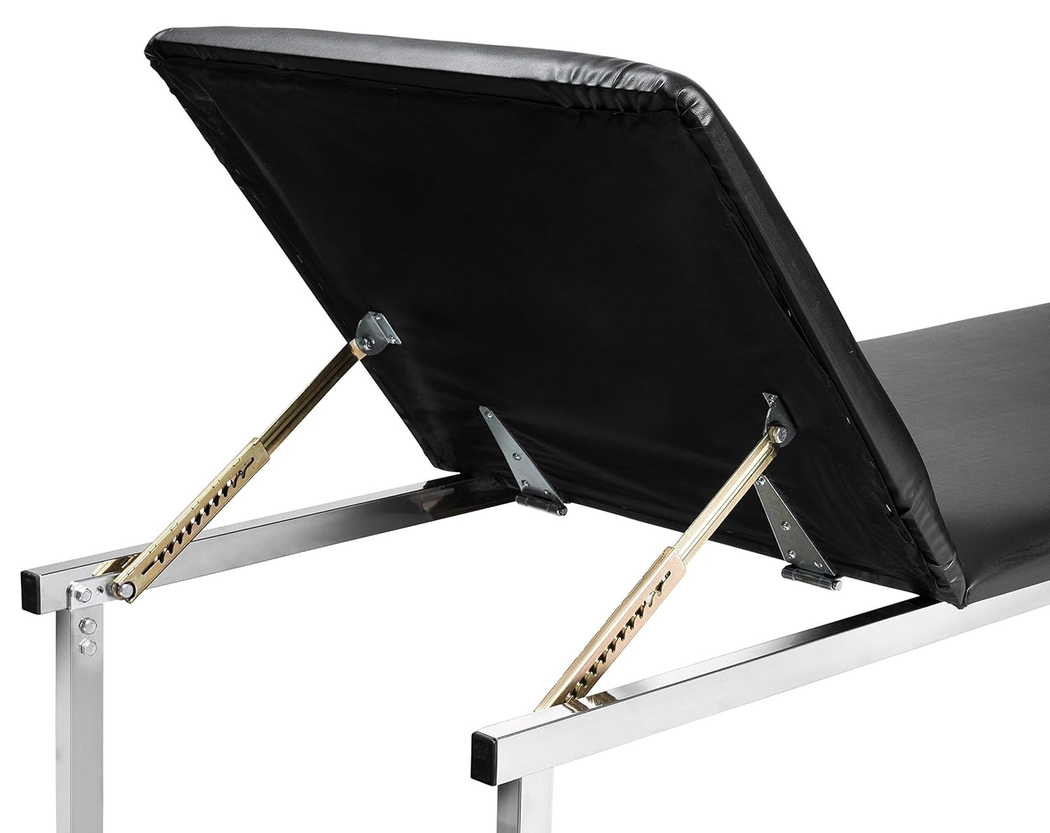 AdirMed Reliable & Comfortable Medical Exam Table - Built In Paper Towel Dispenser - Durable 2” Foam Padding - Powder Coated Steel Frame - Adjustable Backrest - Up to 440lbs - Easy To Clean (Black): Beauty