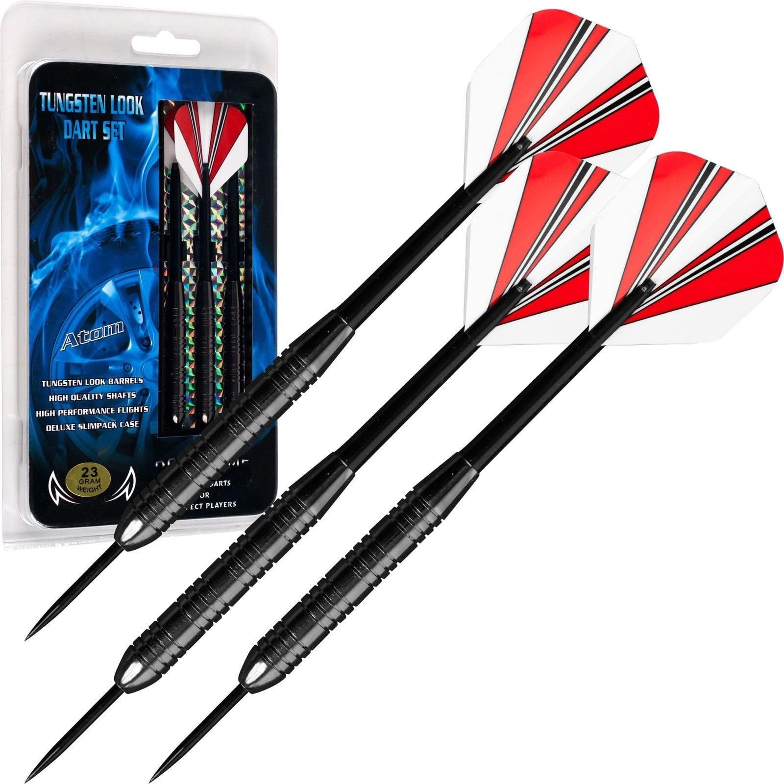 23 Gram Steel Tip Dart Set Heavy (Set of 2) 6 Total Darts