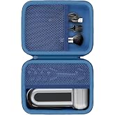 khanka Case for WOLFBOX MF100 Electric Air Duster,Blue | Hard Storage Compatible with Wolfbox MF100 MF50 Compressed Air Duster and Accessories,Case Only