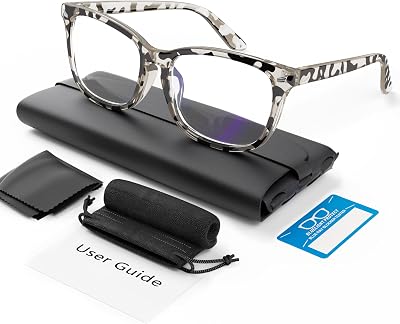 COOLOO Blue Light Blocking Glasses Gaming Anti Glare TR90 Frame