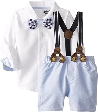 baby boy shorts with suspenders