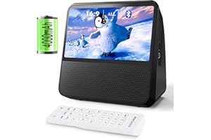 9.8" Portable DVD Player with Screen, HI-FI Stereo Sound, Portable DVD Player with Bluetooth, USB Playerback, 4000mAh Recharg