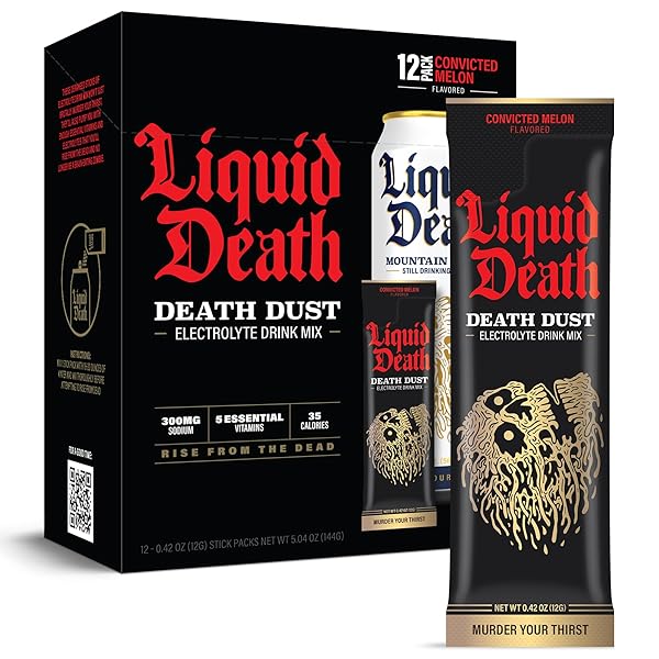 LIQUID DEATH ELECTROLYTE DEATH DUST – WATERMELON FLAVORED...