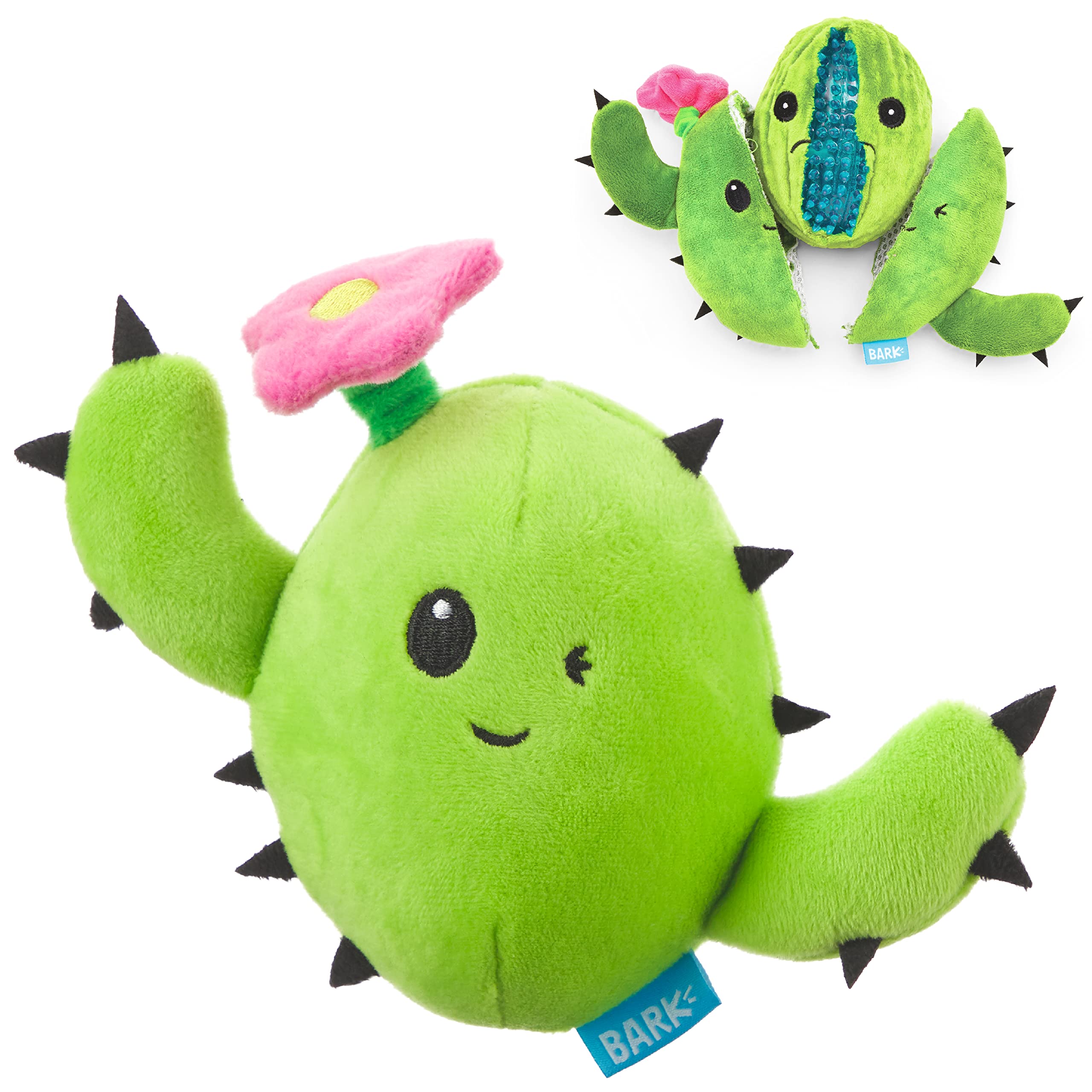 Barkbox 2 in 1 Interactive Plush Dog Toy - Rip and
