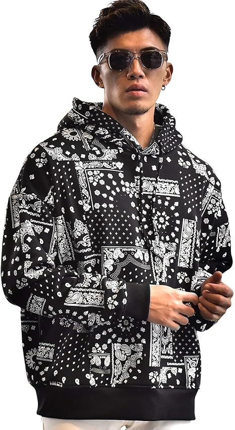 ジョーカーセレクト Joker Select ペイズリープリントbigパーカー パーカー メンズ プルパーカー ペイズリー 派手 トレーナー パーカー 通販 Amazon
