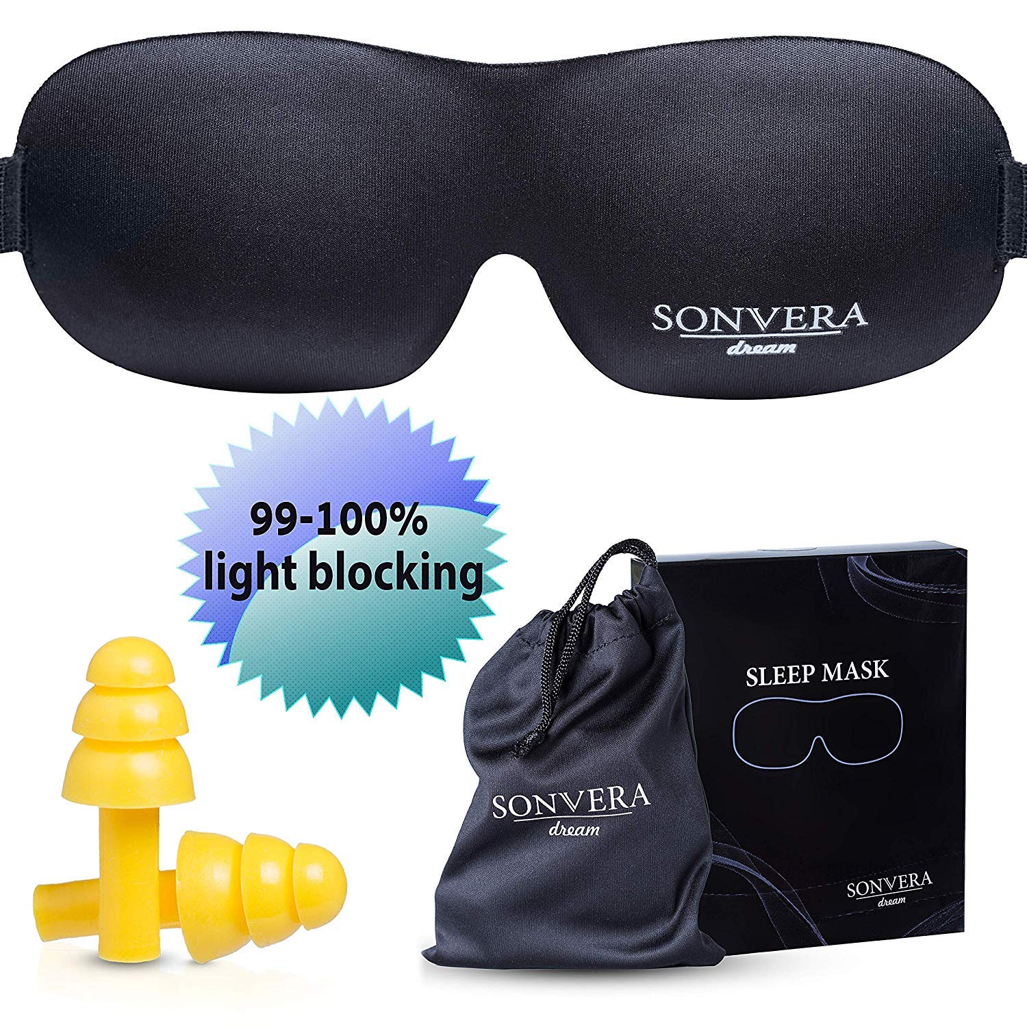 OriHea Eye Mask for Sleeping, Sleep Mask for Men and Women, Patented