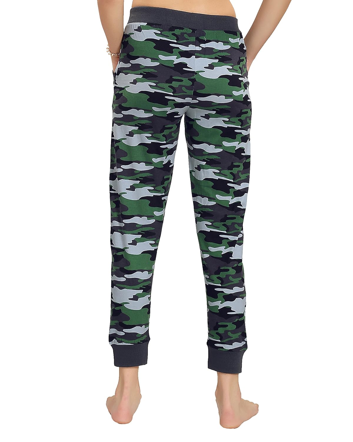 av2 women's cotton military camo jogger