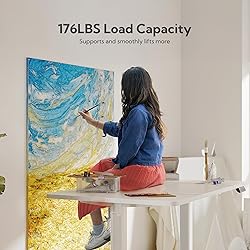 Claiks Electric Standing Desk, Adjustable Height