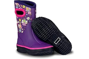 LONECONE Lone Cone Insulating All Weather Kids Mud Boots for Boys & Girls - Waterproof Toddler Snow Boots - Warm Neoprene Boots for Kids - Warm Kids Muck Boots