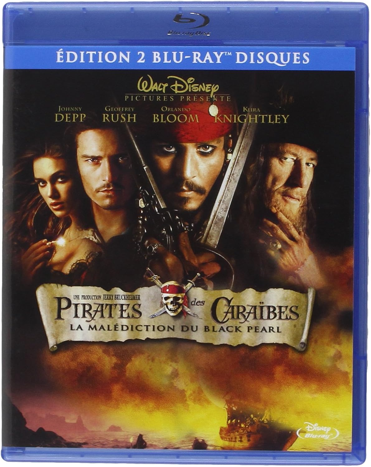 Pirates Des Caraïbes La Malédiction Du Black Pearl Distribution Pirates des Caraïbes : La malédiction du Black Pearl Édition 2 Blu-Ray