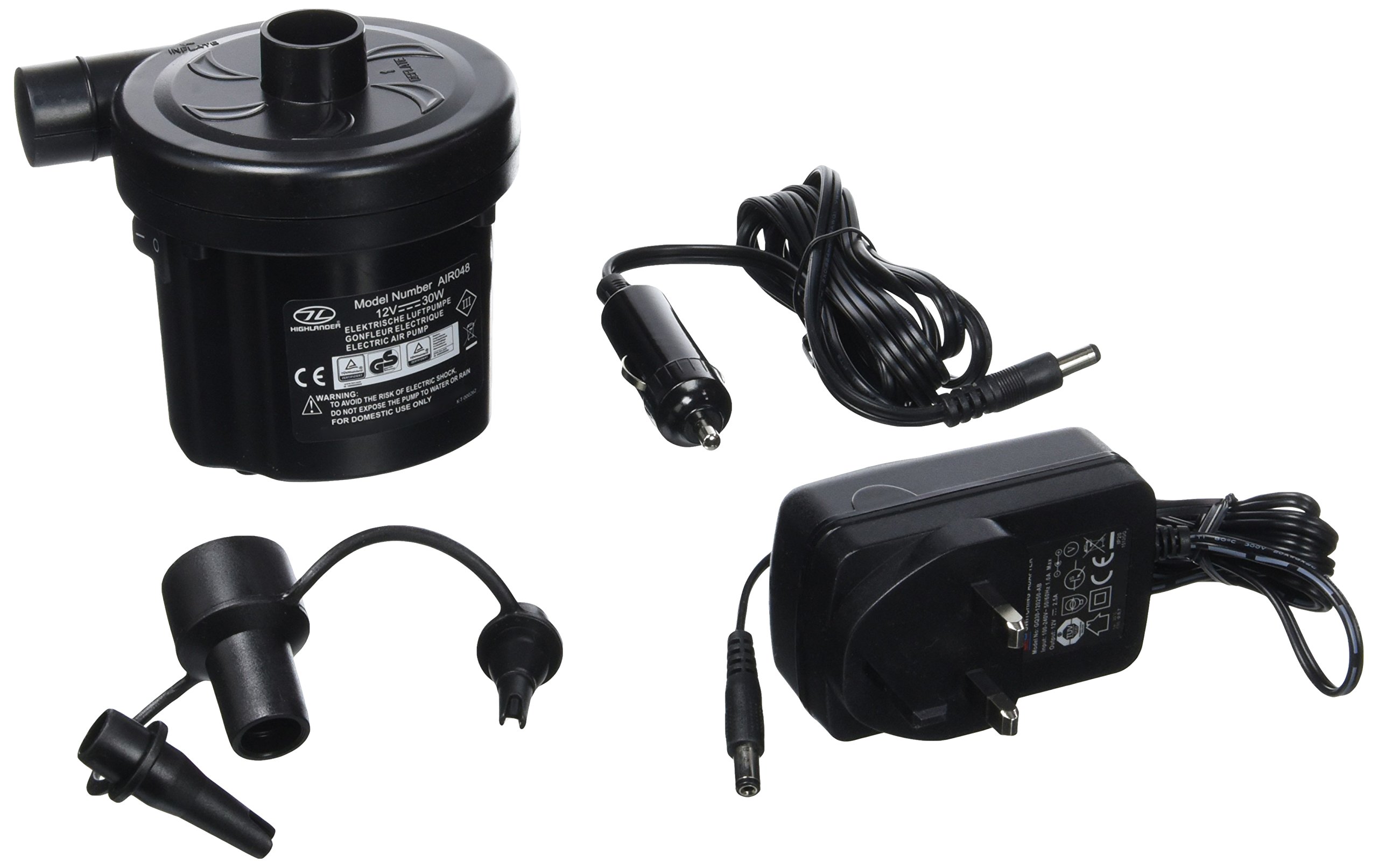Highlander Whirlwind Duel Electric Pump - Black