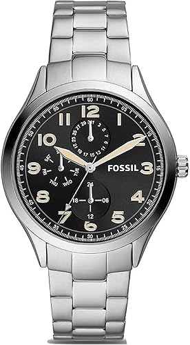 wylie multifunction stainless steel watch