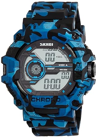 skmei watch blue colour