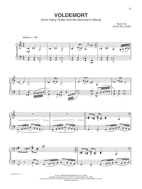 Harry Potter Sheet Music From The Complete Film Series Piano Solos - 