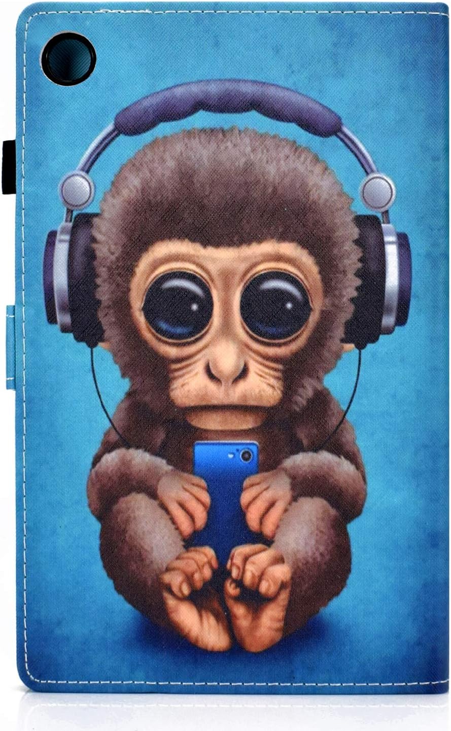 Aswant Huawei Matepad T10/Matepad T10s Case PU Leather Wallet Cover Flip Stand Case Pen Holder Magnetic Tablet Case for Huawei Matepad T 10 9.7 Inch/Huawei Matepad T 10s Music Monkey - Image 5