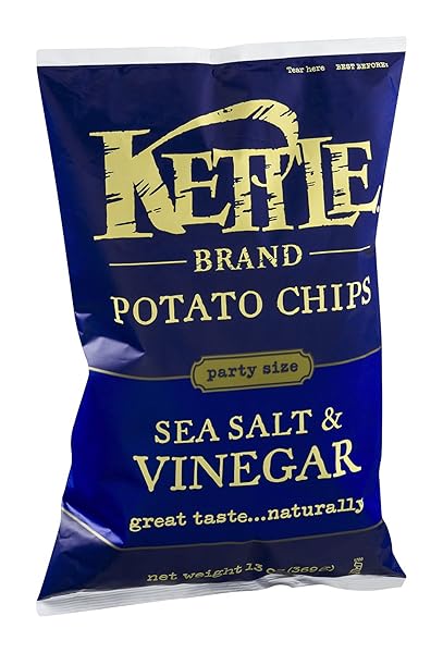 KETTLE FOODS CHIP PTO SEASLT & VINGR, 13 OZ20