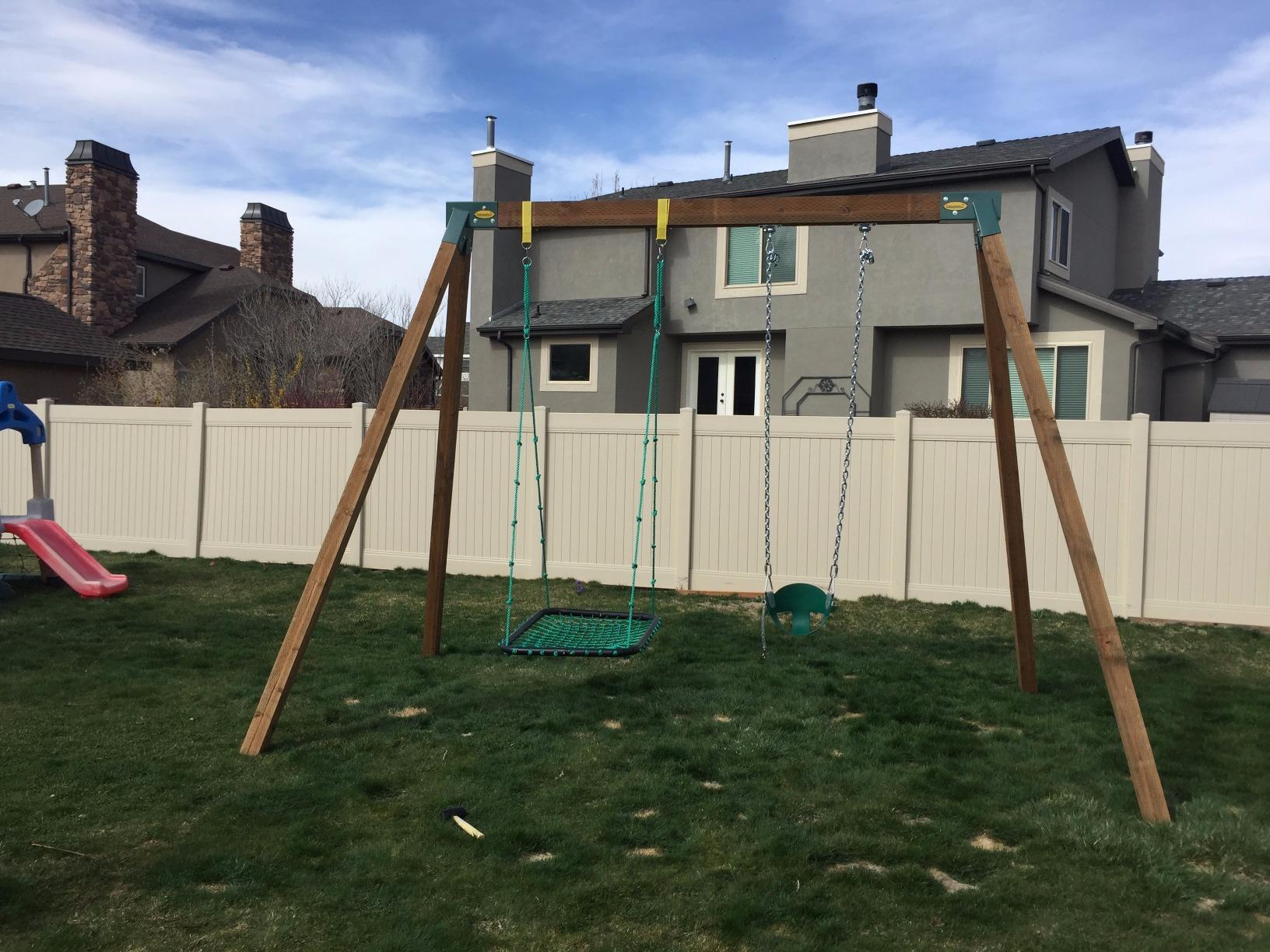 8/mo Finance Eastern Jungle Gym Easy 123 AFrame Swing Set Bracket