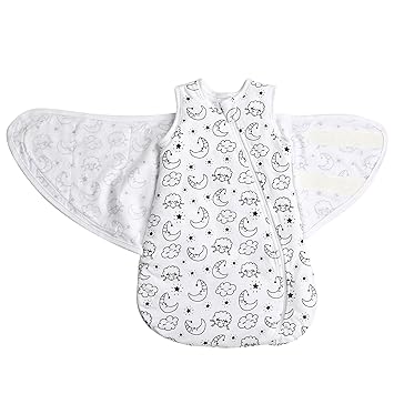 MKW Baby 100% Premium Baumwolle Swaddle Baby Schlafsack - Herbst / Winter verwenden Schlafsack, beste Produkt für 0-6 Monate 
