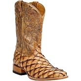 Cody James Men's Men'S Pirarucu Exotic Boot Broad Square Toe - Bbme404