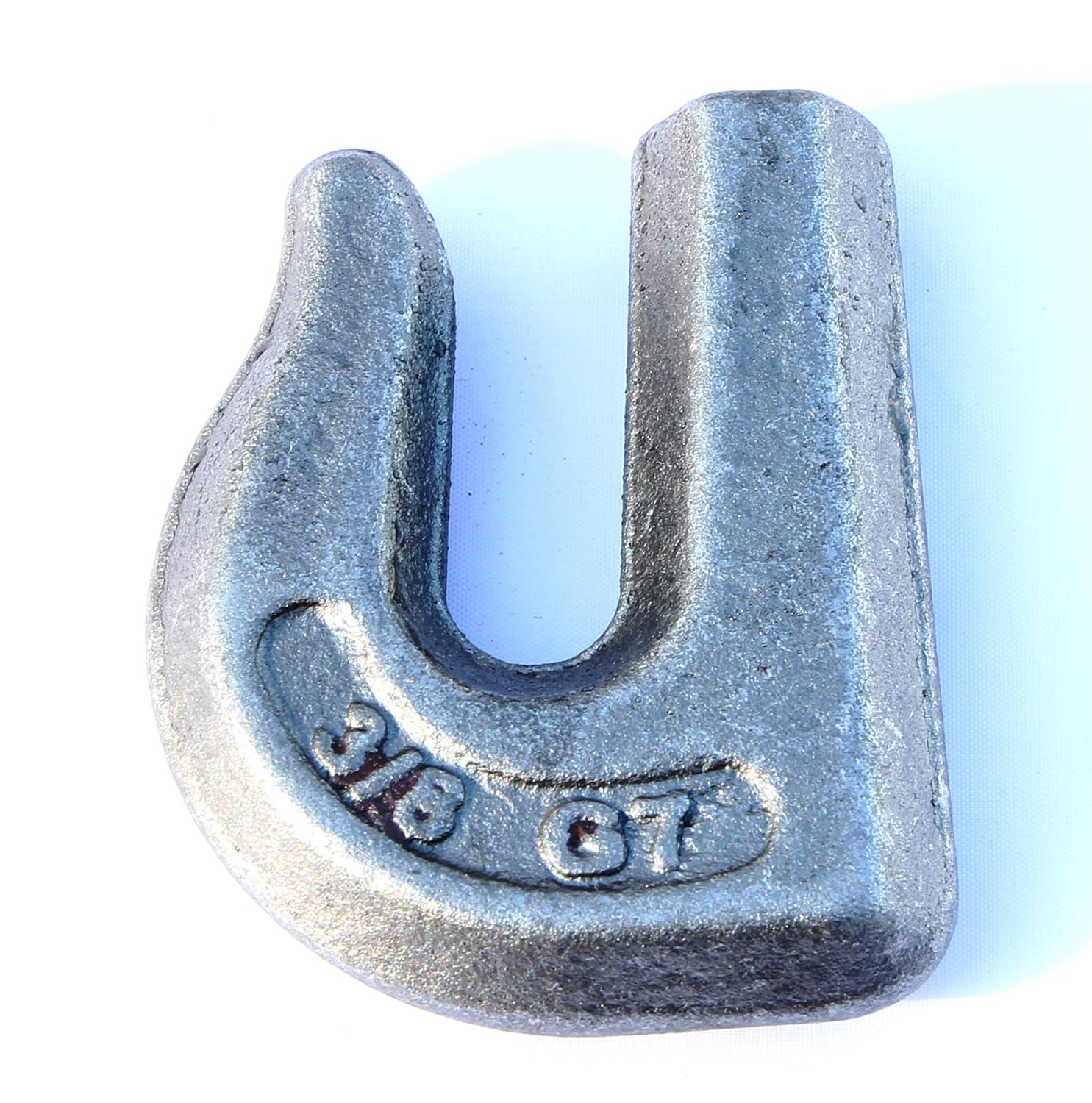 (Pack of 8) 3/8" WeldOn Clevis Grab Chain Hooks