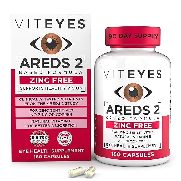 VITEYES AREDS 2 ZINC FREE MACULAR SUPPORT, NATURAL...