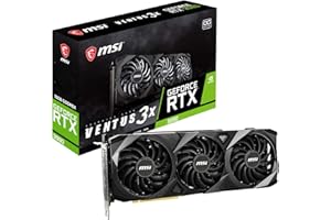 MSI Gaming GeForce RTX 3080 10GB GDRR6X 320-Bit HDMI/DP Nvlink Torx Fan 3 Ampere Architecture OC Graphics Card (RTX 3080 Vent