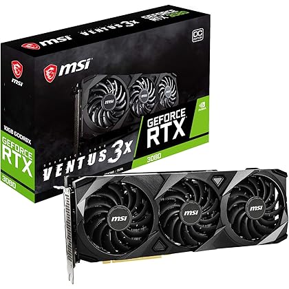 Amazon.com: MSI微星Gaming GeForce RTX 3080 LHR 10GB GDRR6X 320 位