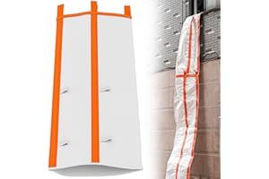 BERPET Construction Chute Heavy Duty Trash chute10 ft, Extra Thick Material Heavy Duty Construction Chute Section with Nylon 