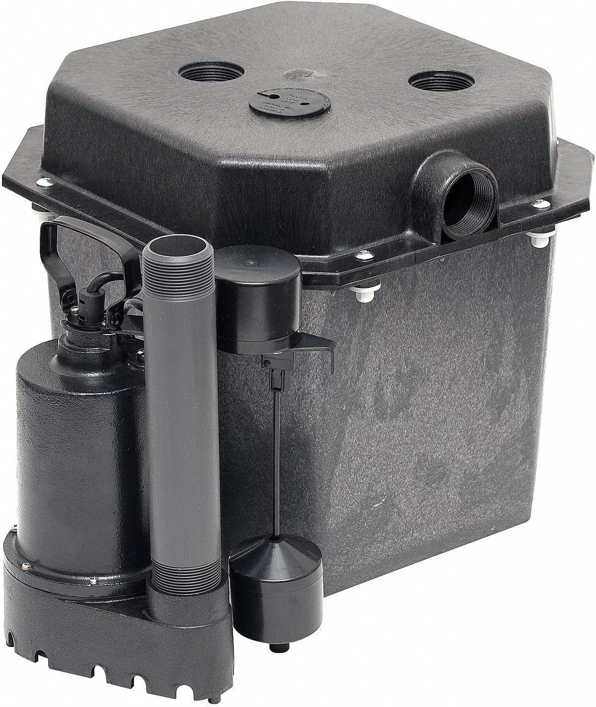 1/3 HP Sink Drain Pump System, 4.1 Amps, 115 Voltage, Basin Capacity 6