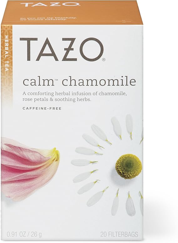 Tazo Calm Chamomile Herbal Tea, 20 ct Amazon.ca Health & Personal Care
