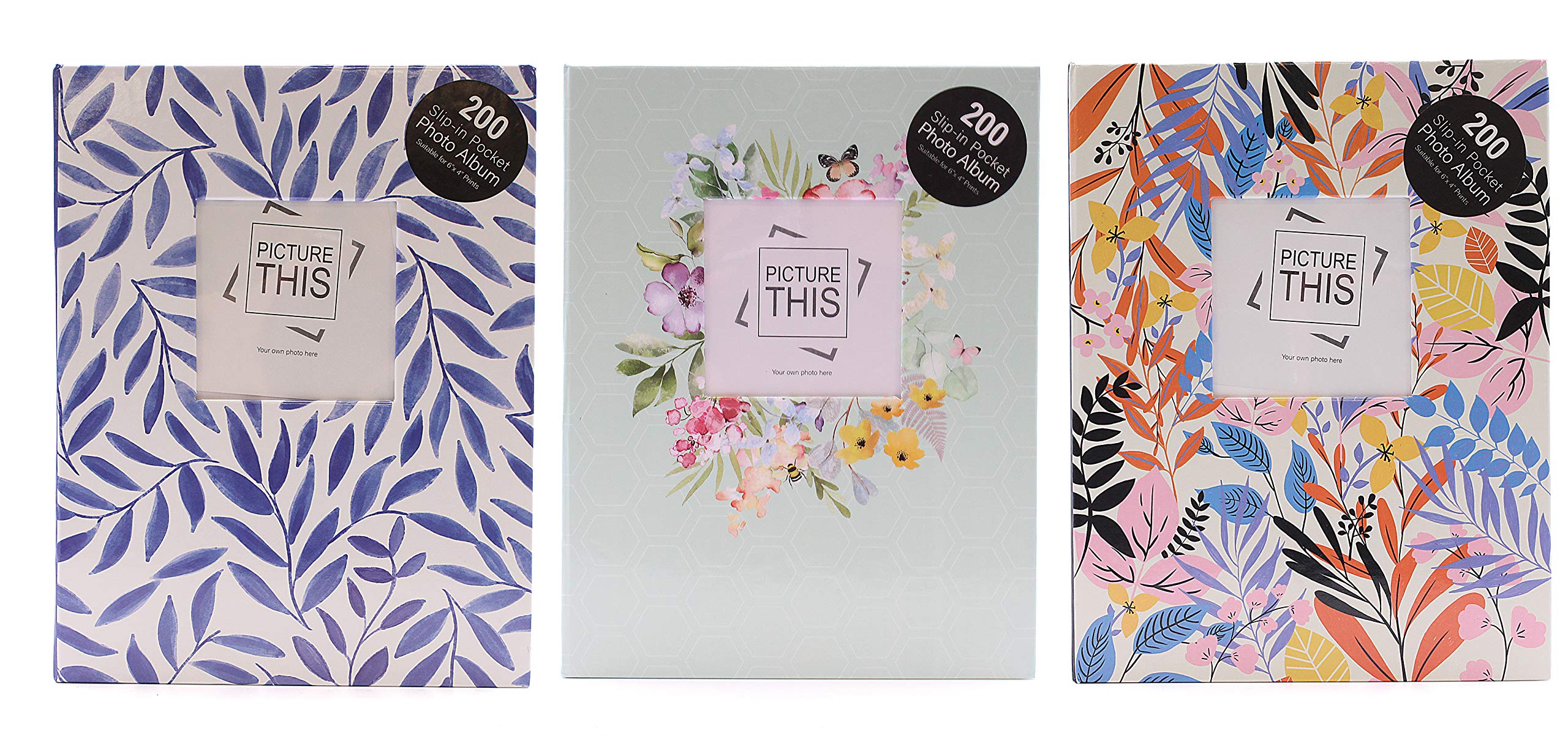 Picture This Photo Album - 200 Slip in Pockets - 4" x 6", Designer, 200, 7539 — image 1