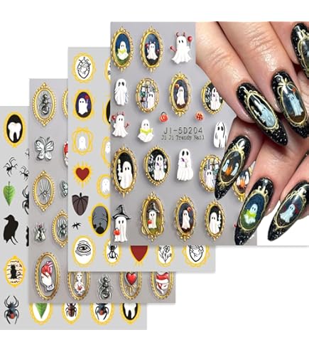 Amazon.com: Flower Nail Stickers for Nail Art, Spring Summer Daisy