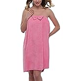 goodmansam Women's Shower Wrap Robes Spa Body Wrap Bathrobe Ultra Absorbent Cover up Towels