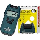 Giangarden Reptile UVI Radiometer &ndash; Smart Data Logging UV Light Meter for Reptile Lamp, UVA/UVB Meter &amp; Tester Measures 280nm-400nm Light Measurement