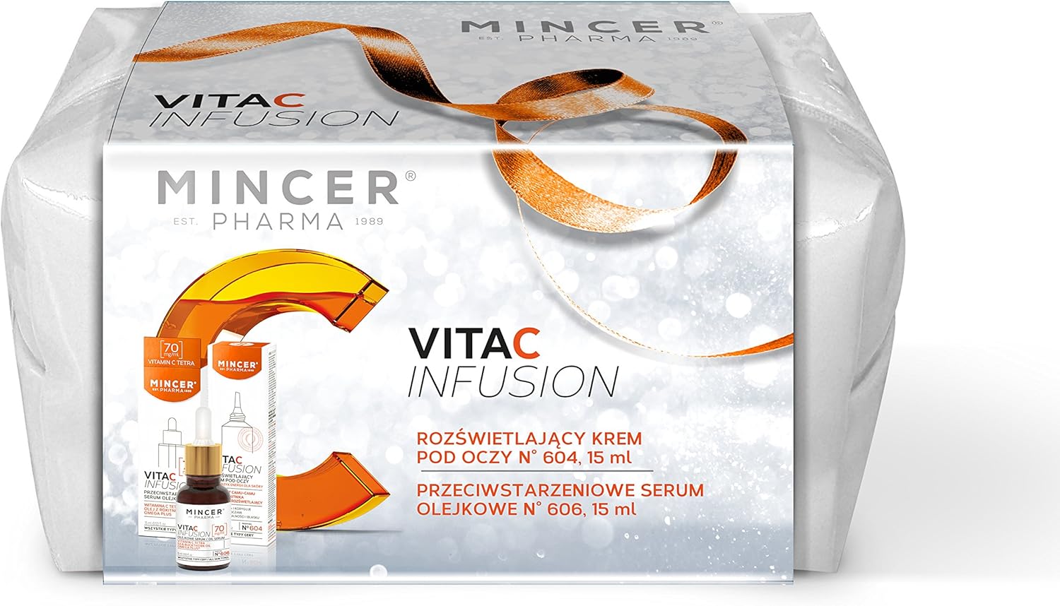 Mincer Pharma Gift Set Vita C Infusion Vitamin C Serum Pigmentation Brightening Eye Cream 15ml Amazon Co Uk Beauty
