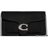 COACH, Womens, Tabby Chain Clutch, Black 1, One Size