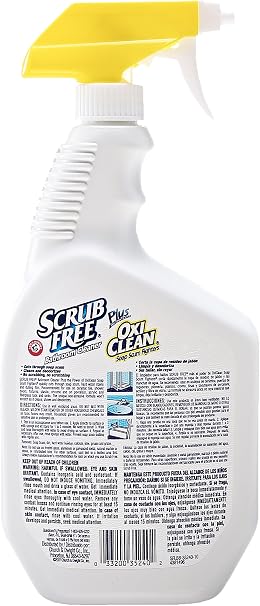 Amazon Com Scrub Free Bathroom Cleaner With Oxi Clean Lemon Scent 32 Oz Health Personal Care
