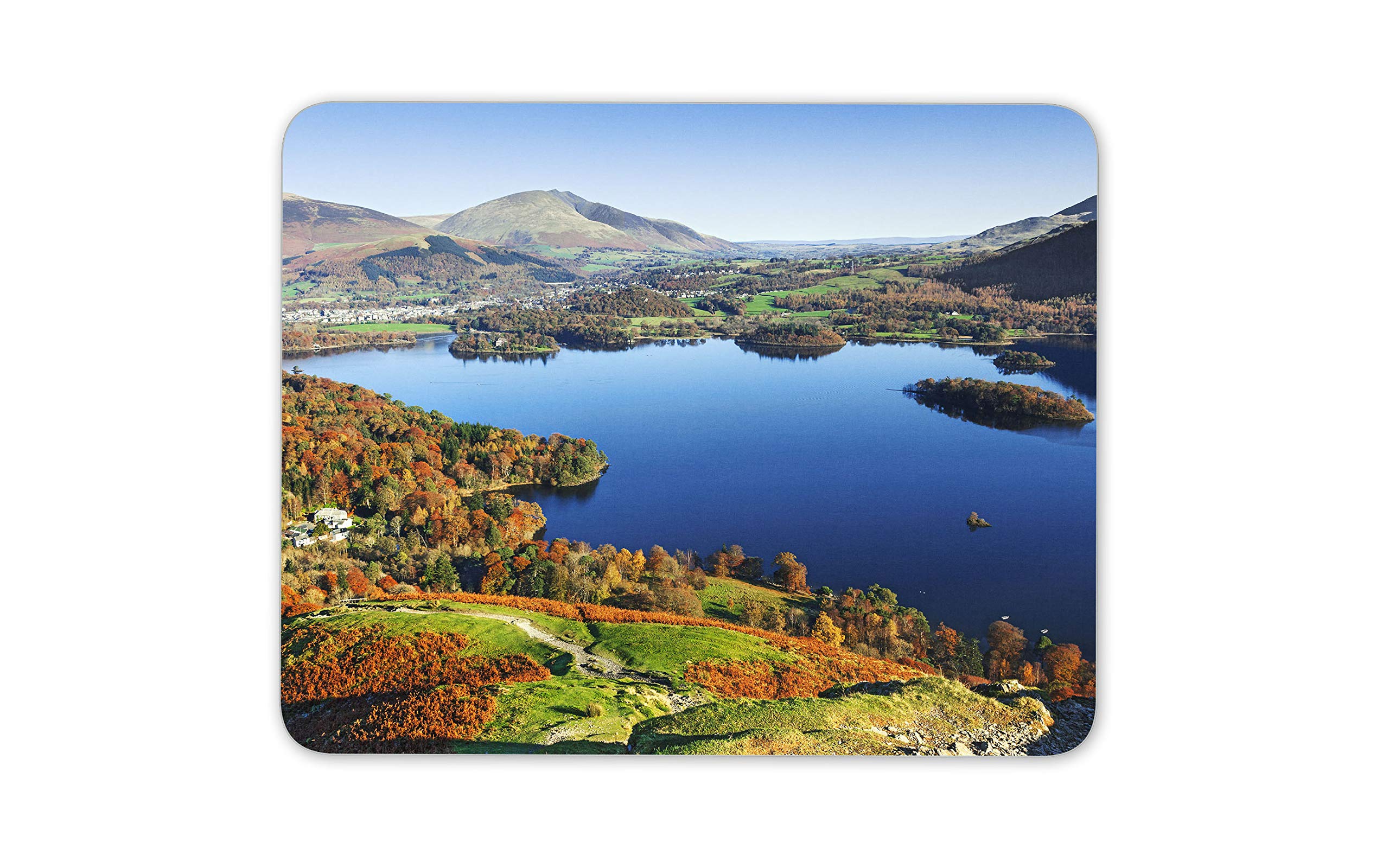 Destination Vinyl Ltd Derwentwater Cumbria Mouse Mat Pad - England Lake District Computer #14251