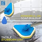 TDBS Telescopic Shower Mop with 5 Refill Pads - Bathroom Cleaner view 2