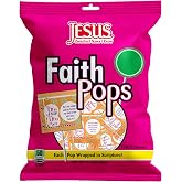Scripture Candy, Faith Pops Individually Wrapped Lollipop Bag 6.3 Ounce, 20 Pieces