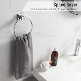 BGL Towel Ring Minimalist Wall Mounted Chrome Plated Bathroom view 3