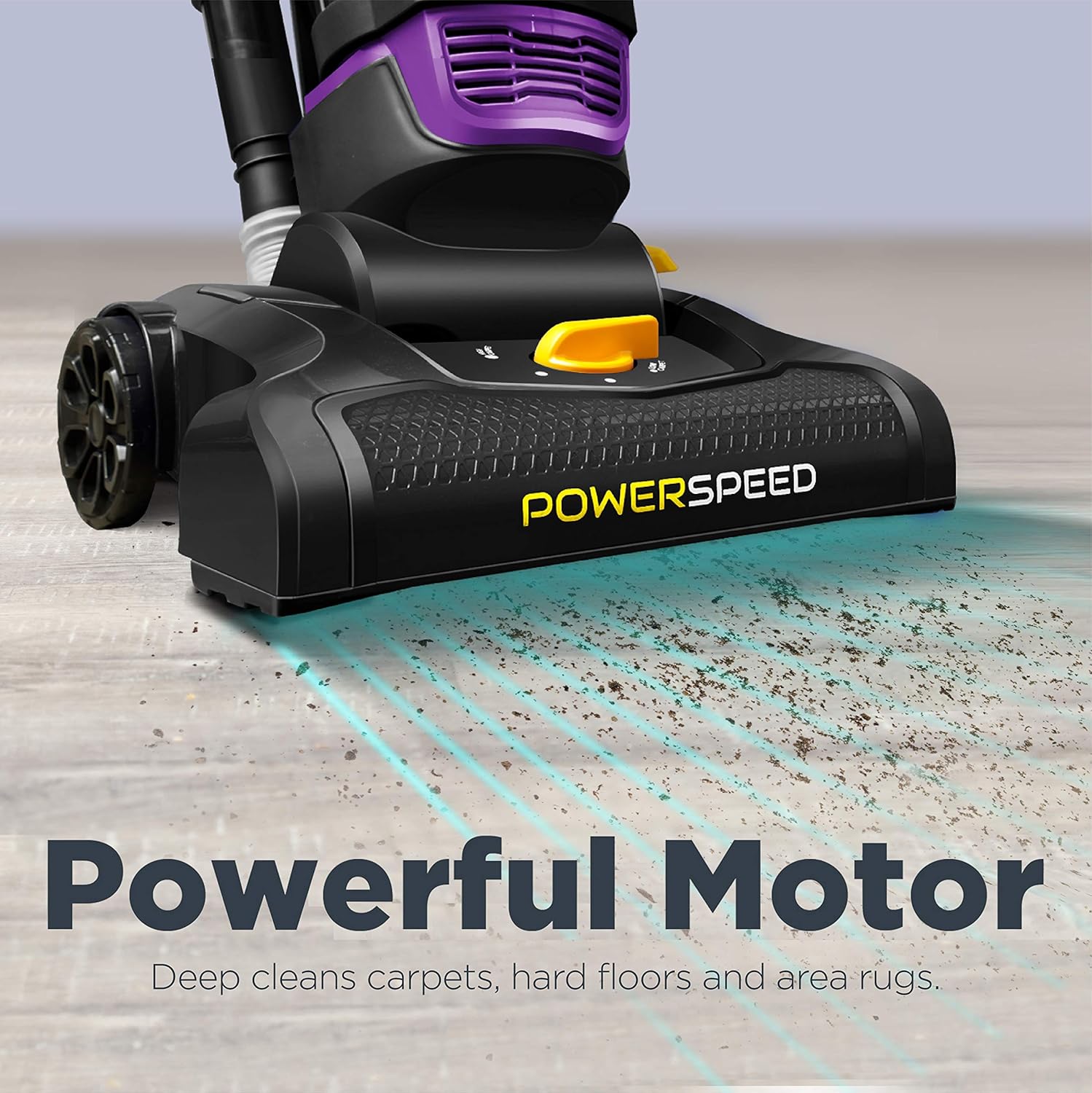eureka NEU182B PowerSpeed Bagless Upright Vacuum Cleaner, Lite, Purple -