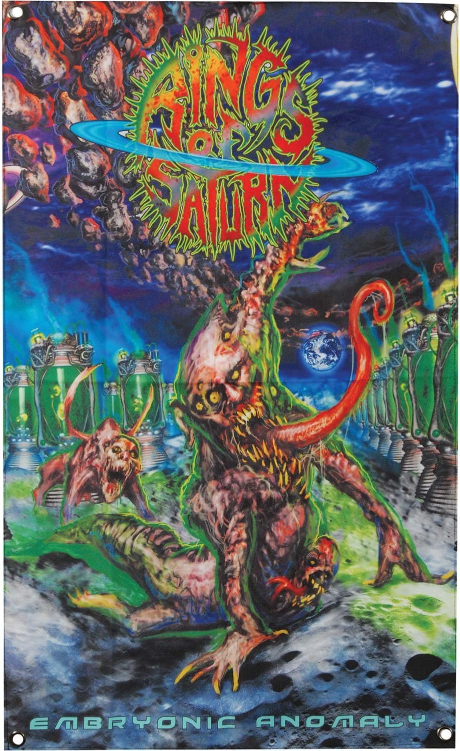 Rings Of Saturn - Poster Flag