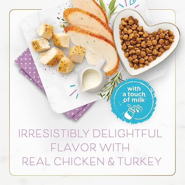 PURINA FANCY FEAST KITTEN WITH SAVORY CHICKEN AND TURKEY KITTEN DRY FOOD – 7 LB. BAG